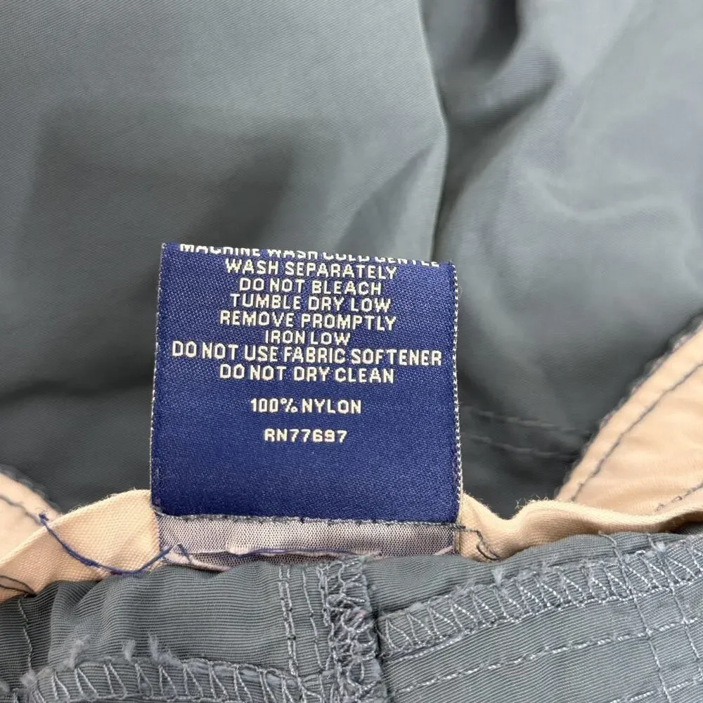 AFTCO Shorts Mens 42 Blue Nylon Cargo Elastic Waist Fishing Hiking Outdoor 8